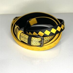 Bottega Veneta Snakeskin Belt